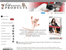 Tablet Screenshot of catwhispererproducts.com